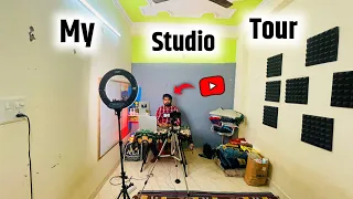 😱LIVE देखो मैं कैसे वीडियो shoot 🎥 करता हूं | My YouTube Studio Tour ( Spreading Gyan) Setup Room
