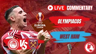 OLYMPIACOS vs WEST HAM | LIVE COMMENTARY | EUROPA LEAGUE