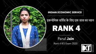 Rank 4 UPSC IES Exam Parul Jain Shares Her Detailed Strategy | रैंक 4 IES पारुल जैन की स्ट्रेटेजी