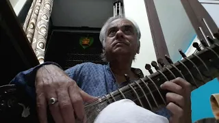 TU JAHA JAHA CHALEGA , MERA SAYA SAATH HOGA ON SITAR BY CHARUDATTA NAIGAONKAR