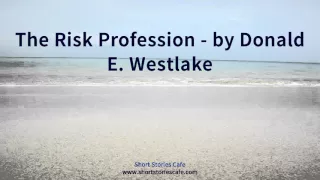 The Risk Profession   by Donald E  Westlake