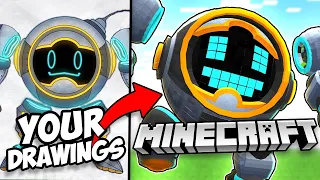 Turning YOUR Drawings into MINECRAFT Mobs!