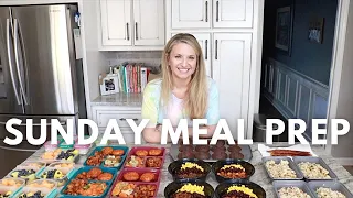 EASY SUNDAY MEAL PREP | MEXICAN MEATLOAF | TACO BOWLS | CHOCOLATE CUPCAKES MADE WITH DIET DR PEPPER!