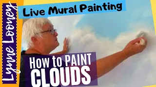 Sky Mural Live Feed Rebroadcast --How to Paint Clouds
