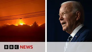 Hawaii wildfires declared an emergency as land is scorched 'like an apocalypse' - BBC News