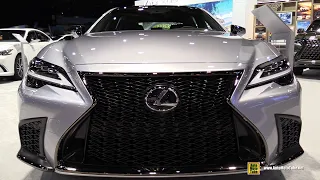 2022 Lexus LS500 F-Sport - Exterior Interior Walkaround Tour - 2022 Chicago Auto Show