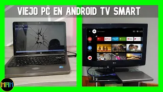 ✔️Turn An Old Laptop Into An Android TV For Any TV (Convert It To Smart TV)