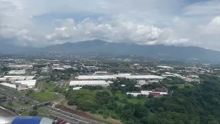 Landing in San Jose, Costa Rica