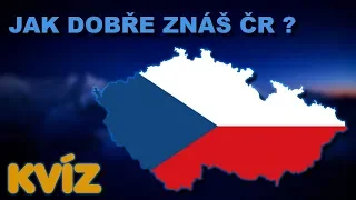 JAK DOBŘE ZNÁŠ ČR? | KVÍZ 🇨🇿