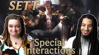 Arcane fans react to Sett Special Interactions | League Of Legends