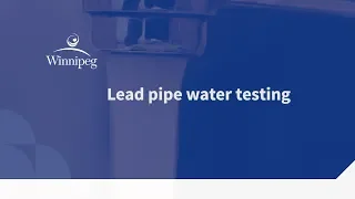 Lead pipes water testing