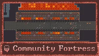 Dwarf Fortress - Abby of Melting | Community Forts (Lava Cart Trap)