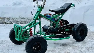 How to Build Electric Quad Bike at Home