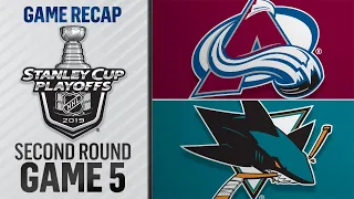 Hertl scores twice to lead Sharks to Game 5 win
