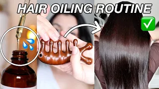 MY *updated* HAIR OILING ROUTINE 2024 | Hair Oiling Mistakes & Tips For Healthy Hair Growth