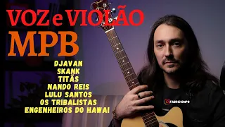 The best playlist of Brazilian Popular Music: voice and guitar acoustic session (Cover)