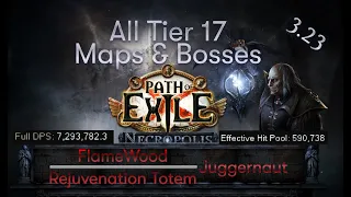 [PATH OF EXILE |3.24] Flamewood / Rejuvenation Totem Juggernaut  – Tier 17 Maps and Boss Gameplay