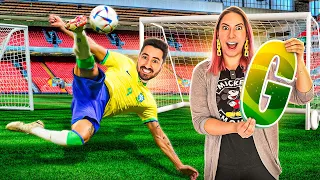 TUDO QUE TEM NA COPA COM A LETRA SORTEADA | Gabriel e Shirley 2.0