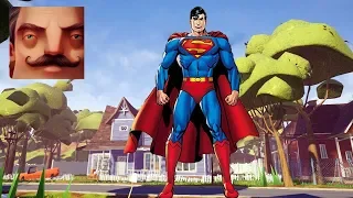 Hello Neighbor - My New Neighbor Superman Act 2 Random Gameplay Walkthrough