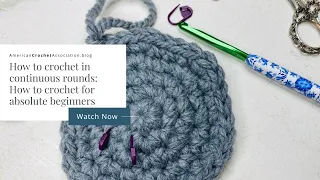 How to crochet in continuous increasing rounds - Crochet For Beginners