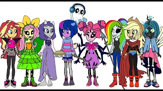 Mlp Paper Craft- Undertale characters cosplay party