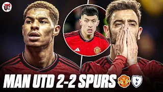 LUCKY | MAN UTD 2-2 SPURS | Ten Hag's Team Outplayed But Rashford & Hojlund Clinical