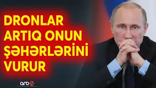 Böyük savaş Rusiya ərazisinə keçdi: Dronlar Moskva və Krasnodara hücum etdi - CANLI