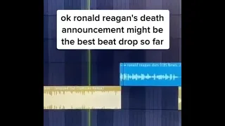 Ronald Reagan death announcement beat drop