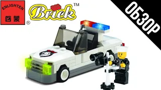 Enlighten brick 125 "Speed Measuring Police Car" review + little animation