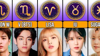 Zodiac Signs of Famous K-pop Idols
