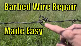 Securing Boundaries: Barbed Wire Fence Repair Done Right | Step-by-Step Tutorial