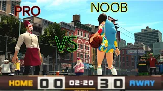 3on3 freestyle Starting a Game 0 to 30 Vs a Noob