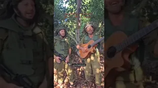 IDF Israeli soldiers sing "Shalom Aleichem" before Shabbat #israel #gaza