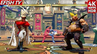 M. Bison vs Birdie (Hardest AI) - Street Fighter V | 4K 60FPS HDR