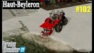 A Cold Start To The Day #102 | Haut-Beyleron Farming Simulator 22 | FS22