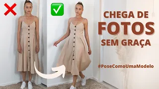 POSES COM MOVIMENTO PARA FOTOS - 4 poses diferentes pra arrasar nas suas fotos #PoseComoUmaModelo