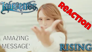 LOVEBITES - RISING (OFFICIAL MUSIC VIDEO) | DRUMMER REACTS | GREAT MESSAGE!