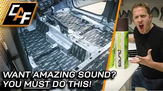 IMPROVE SOUND! Deadening Treatment EXPLAINED - Better Bass and Improved Sound Quality!