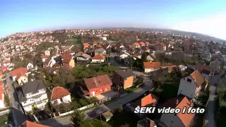 Valjevo,naselje Brđani,snimak iz vazduha