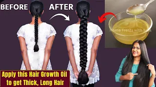 This Oil will Turn Thin Hair to Thick Hair, Your Hair will grow 10 times Faster| Oil for Regular Use