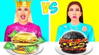 Chica Rica vs Chica Pobre Desafío De Fondue De Chocolate | Desafío Loco por BooBoom Challenge