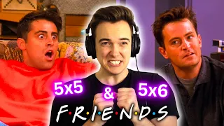 *HE KNOWS!!* Friends S5 Ep: 5 & 6 | First Time Watching | (reaction/commentary/review)
