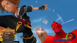 Jafar Genie Form Boss Fight - Kingdom Hearts 2 FM