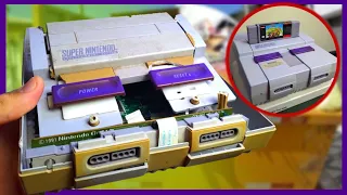 RESTAURAÇÃO Super Nintendo Retirado do LIXO | FICOU NOVINHO