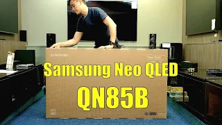 Samsung QN85B Neo QLED 2022 Unboxing, Setup, Test and Review with 4K HDR Demo Videos