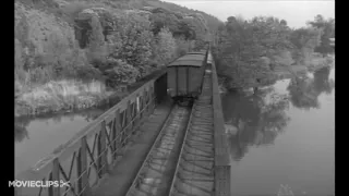 The Train 1964 train crash scenes with added sfx remastered