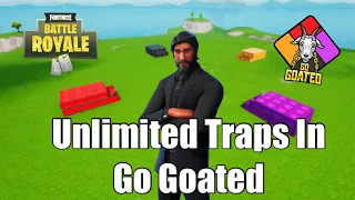 How To Get Unlimited Traps In Go Goated #fortnite #fortnitegameplay