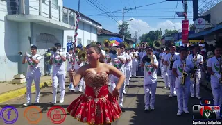 Big Band Shekina en Desfile del Correo de Jiquilisco, 2019.