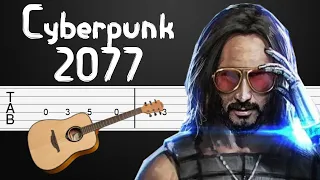 Never Fade Away - Cyberpunk 2077 (SOLO) Guitar Tutorial, Guitar Tabs, Guitar Lesson (SAMURAI Cover)