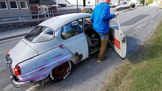 1961 Saab 96 Launch - Crazy Sound